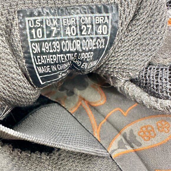 Skechers Sneakers Relaxed Fit Memory Foam Womens 10 Gray Orange Bungee Pull On - Picture 7 of 7